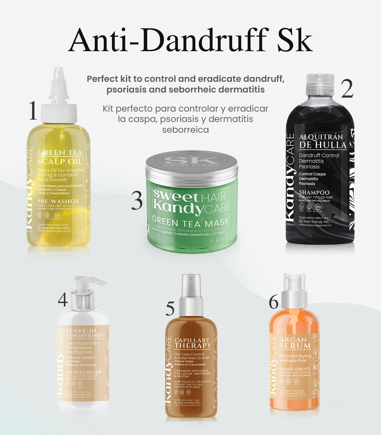 Anti-Dandruff Special Kits With Scalp Oil