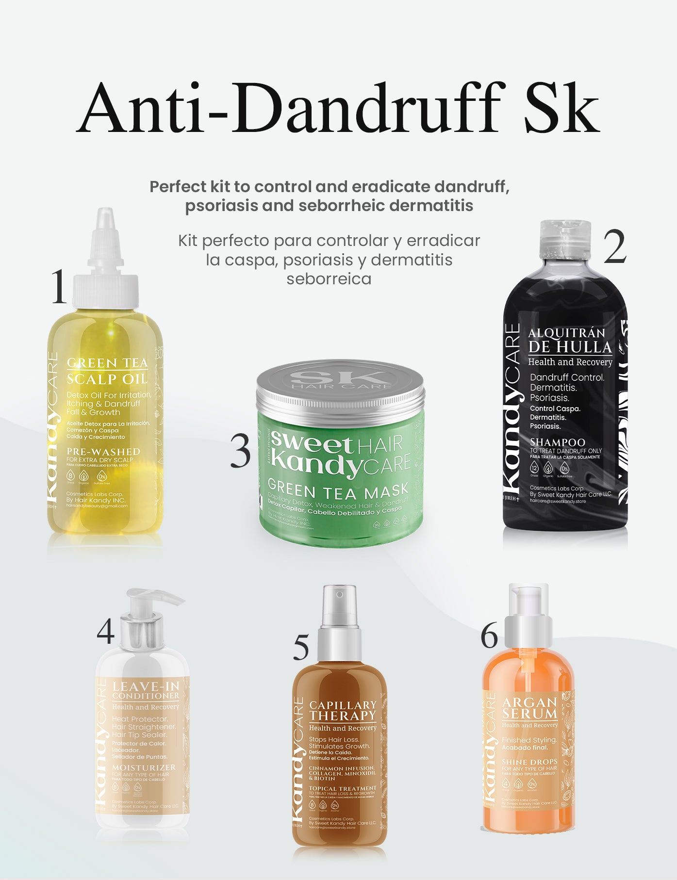 Anti-Dandruff Special Kits With Scalp Oil