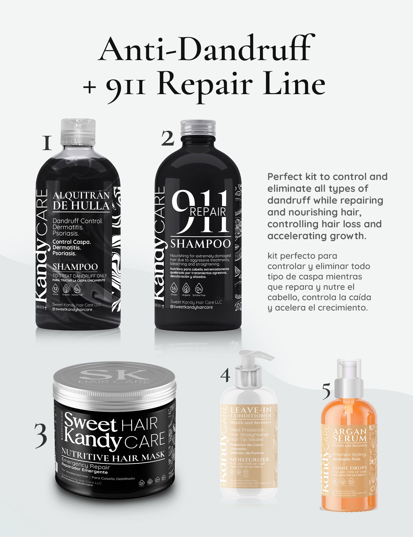Anti-Dandruff & 911 Repair Line