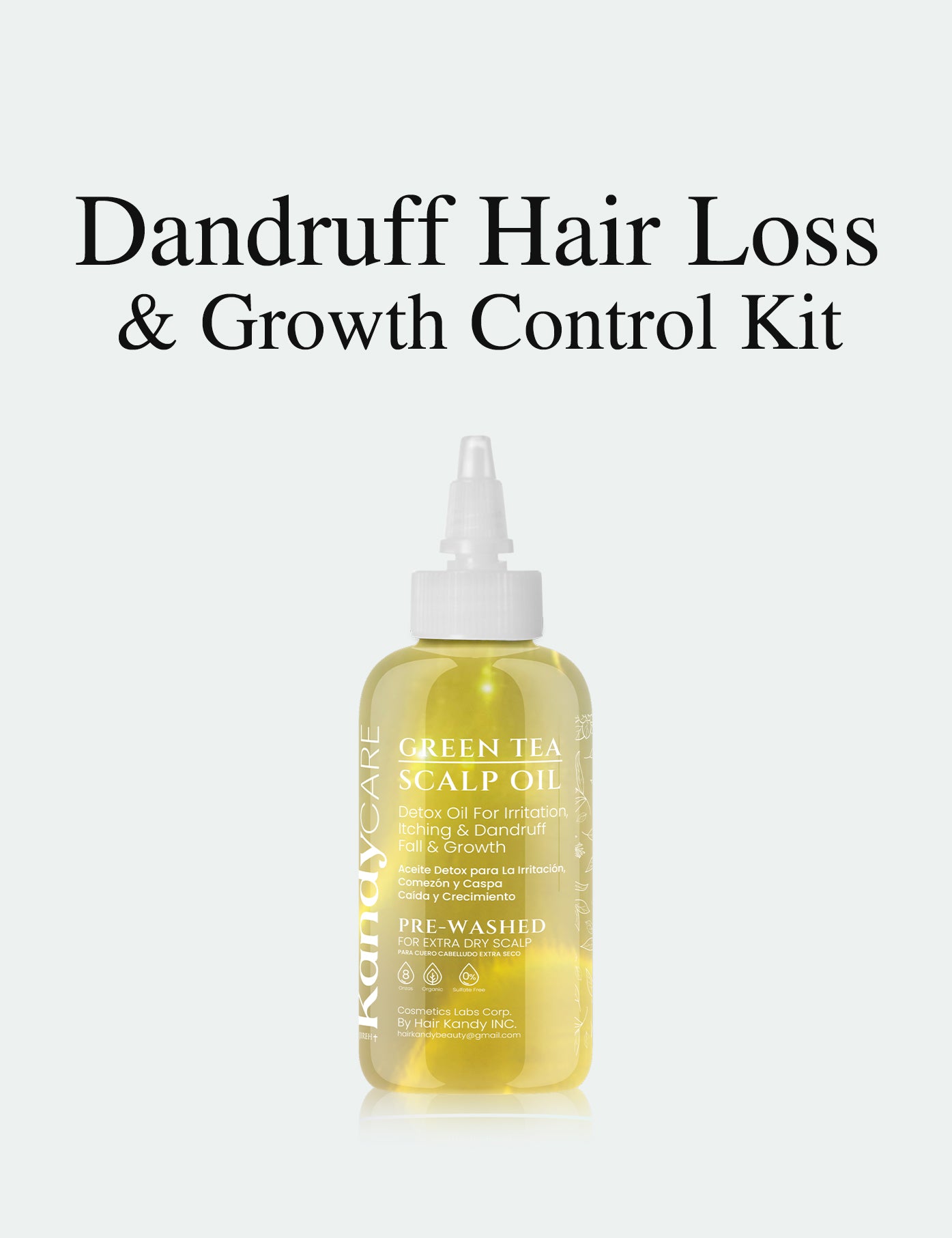Dandruff Hair Loss & Growth Control Kit With Scalp Oil