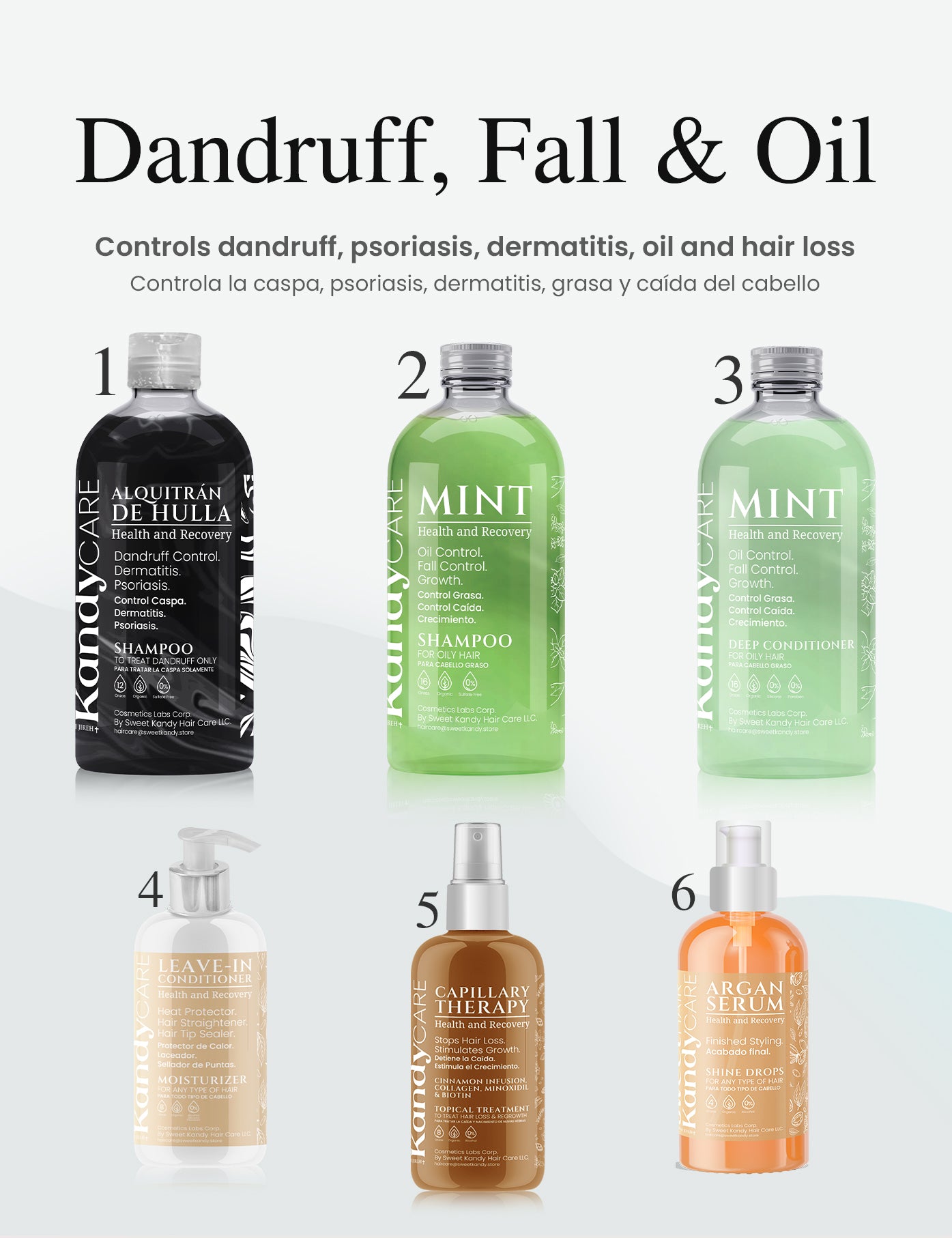 Dandruff, Fall & Oil Control Kit