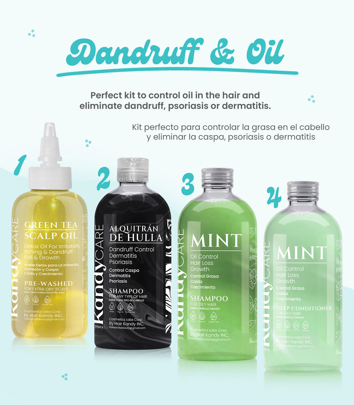 Dandruff & Oil control Kit With Scalp Oil
