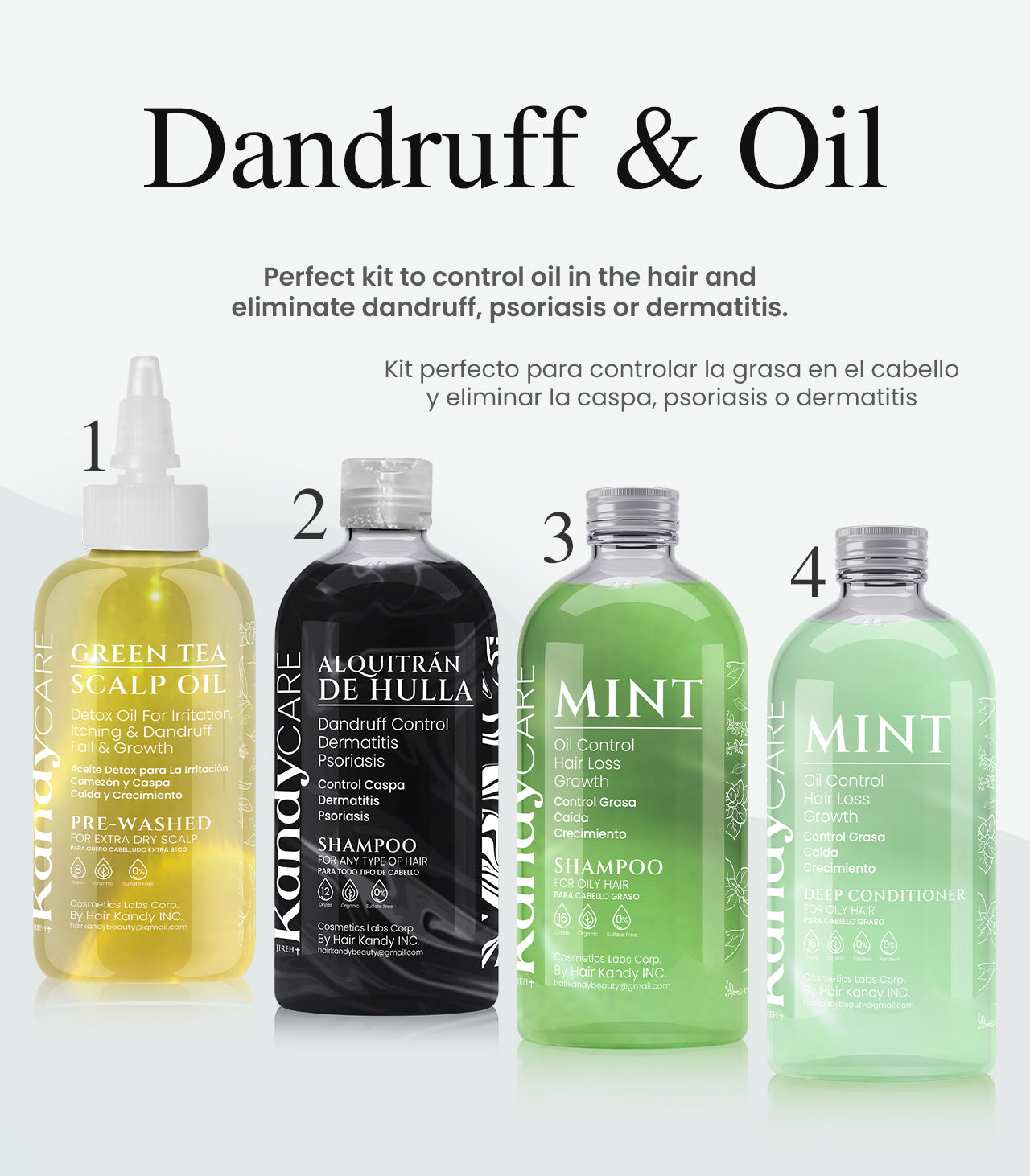 Dandruff & Oil control Kit With Scalp Oil